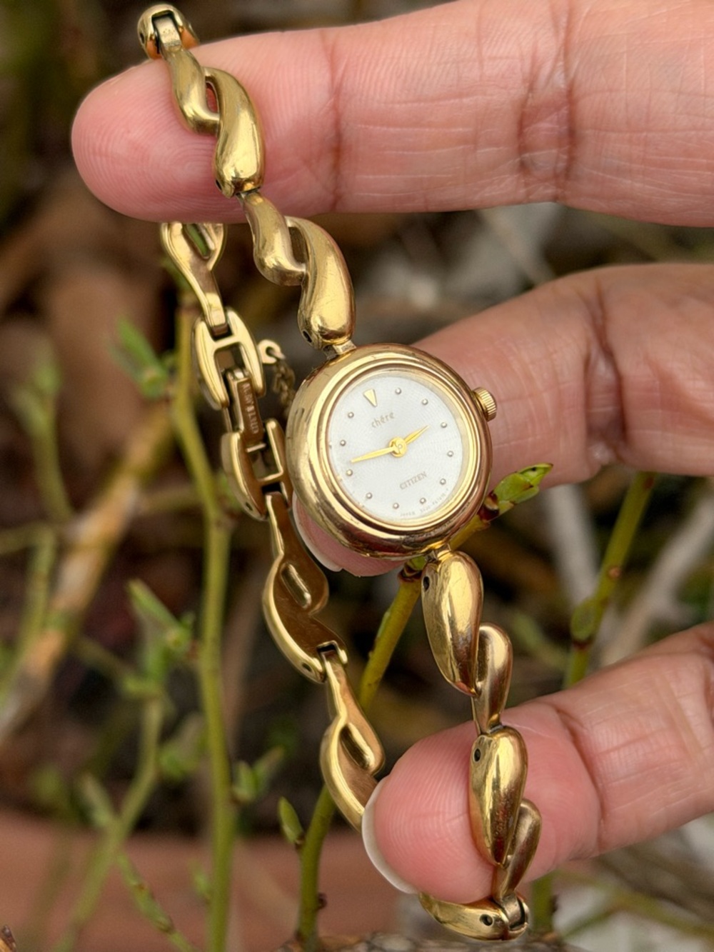 Citizen Gold-Tone Women's Bracelet Watch with White Dial - Picture 5 of 7
